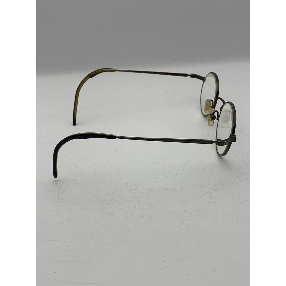 Koh Sakai KS-9706 49 Brown Round Full Rim Metal Plastic Men Frame Only
